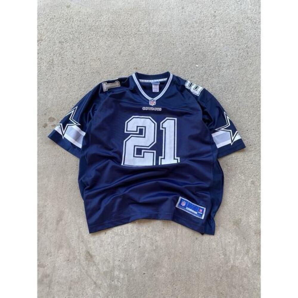 Vintage Dallas Cowboys Ezekiel‎ Elliott #21 NFL Pro Line Jersey Men XL Navy Blue